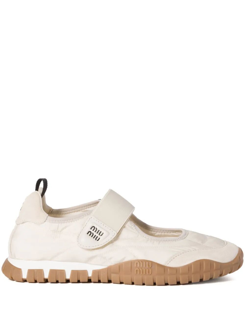 Tyre Technical Fabric And Suede Ballerinas, Women's (Size 8.5)