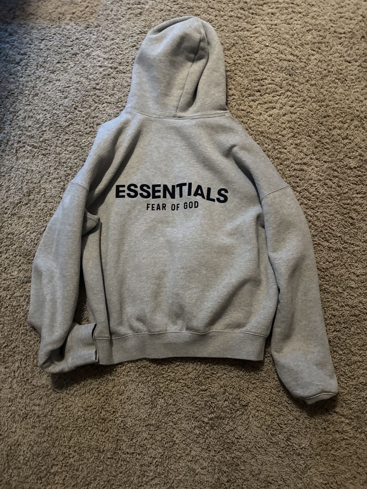 Essentials Fear of God Essentials Fleece Hoodie II'Light Heather Grey' Size US S / EU 44-46 / 1 - 5 Thumbnail
