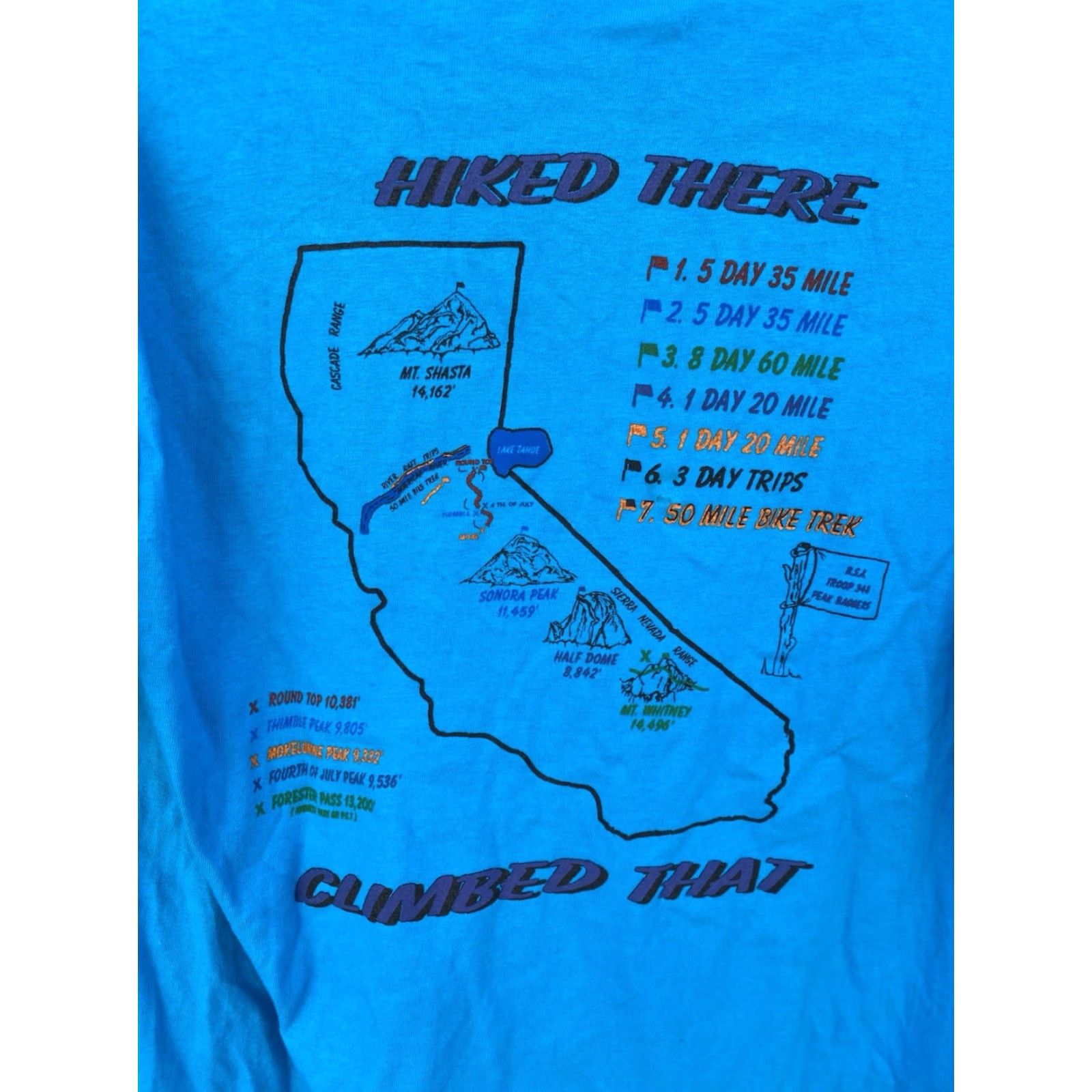 Hanes VINTAGE Westpoint Troop 348 Hiked There Climbed That Long Sleeve T-Shirt Size US M / EU 48-50 / 2 - 5 Thumbnail