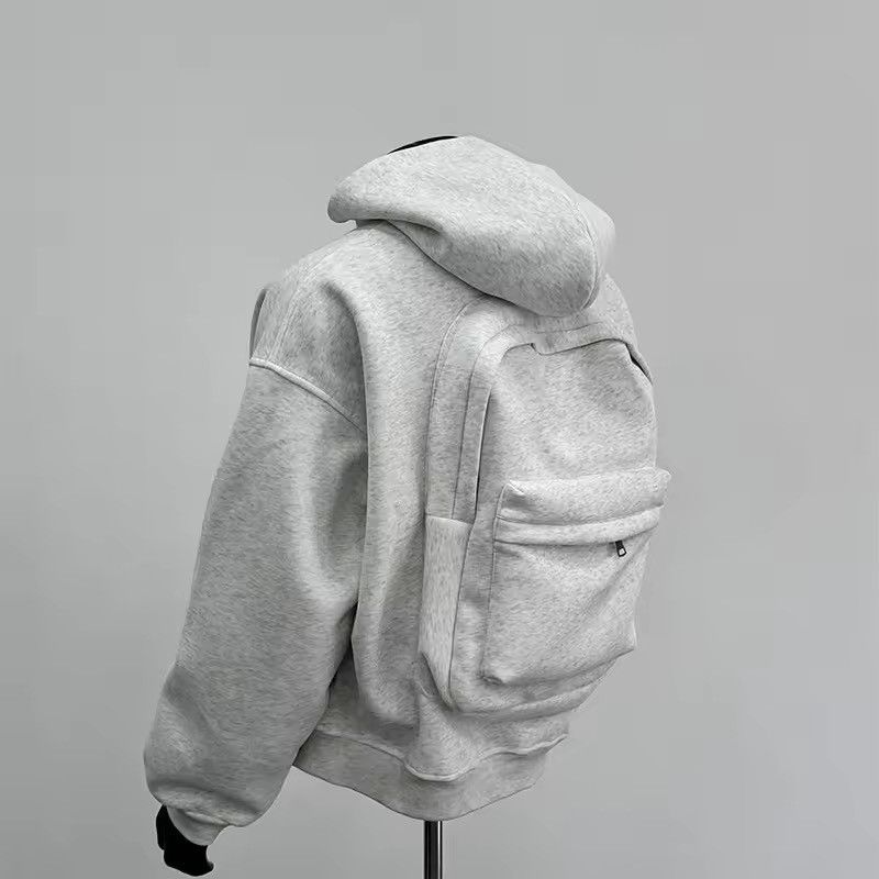 Japanese Brand Kurusu x aoka Backpack Design Hoodie Size US M / EU 48-50 / 2 - 4 Thumbnail