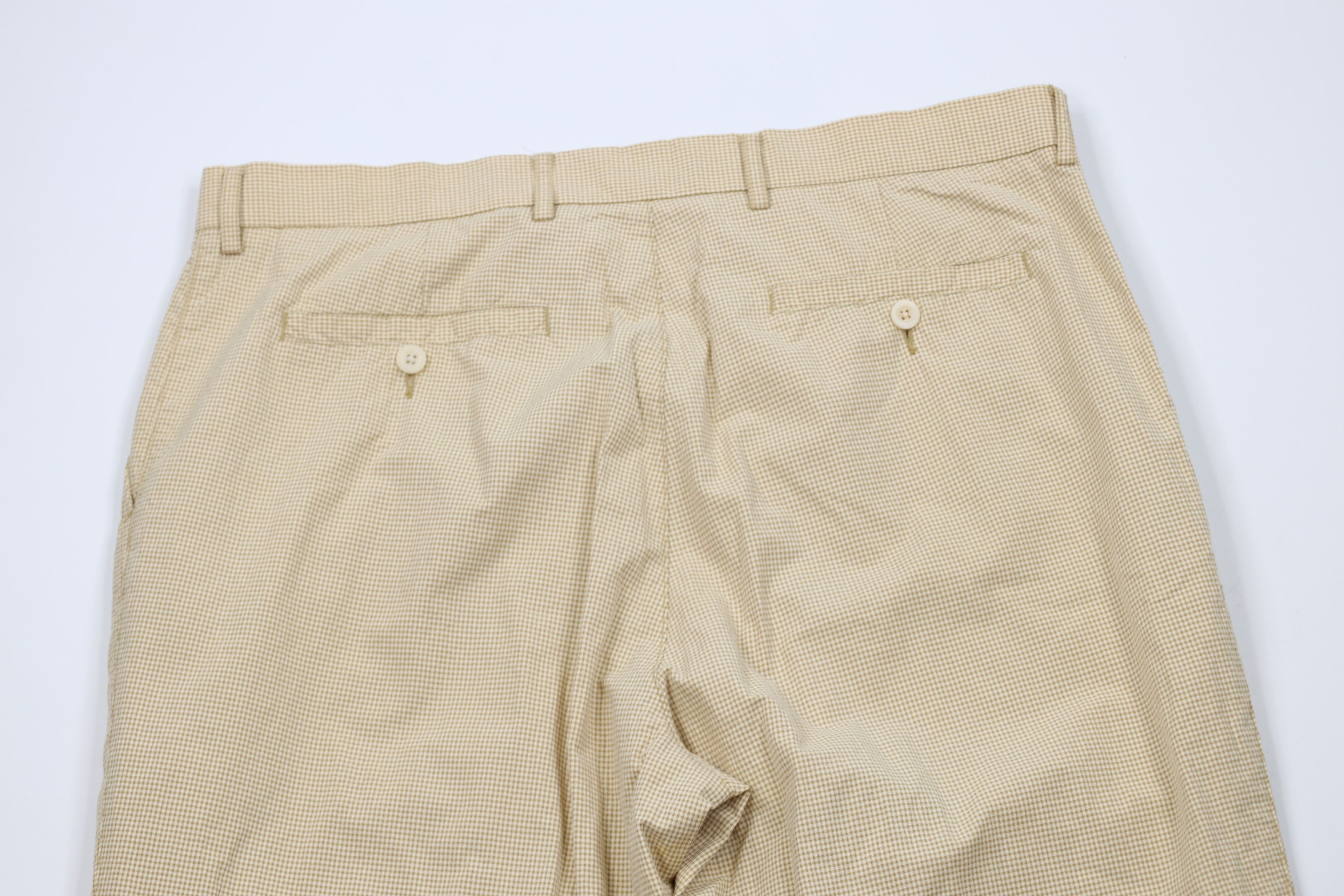 Vintage Vintage 90s Streetwear Wide Leg Chino Pants Beige Plaid Size US 36 / EU 52 - 10 Thumbnail