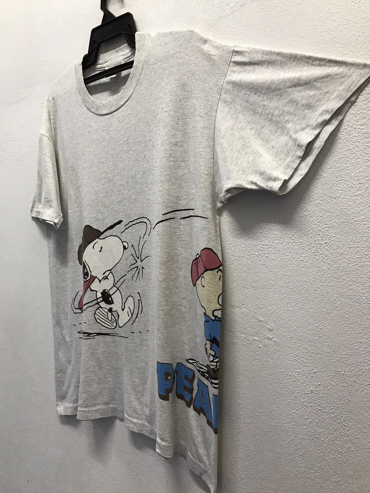 Anvil × Peanuts Vintage Anvil Snoopy Peanuts Made In Usa Shirt Size US L / EU 52-54 / 3 - 6 Thumbnail