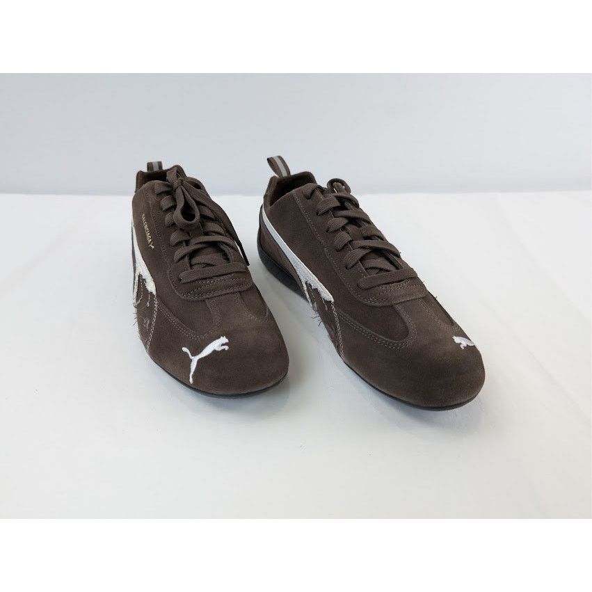 Balenciaga × Puma o1rshd1 Q:3 / Speedcat Destroyed Low Top Sneaker in Brown Size US 11 / EU 44 - 6 Thumbnail
