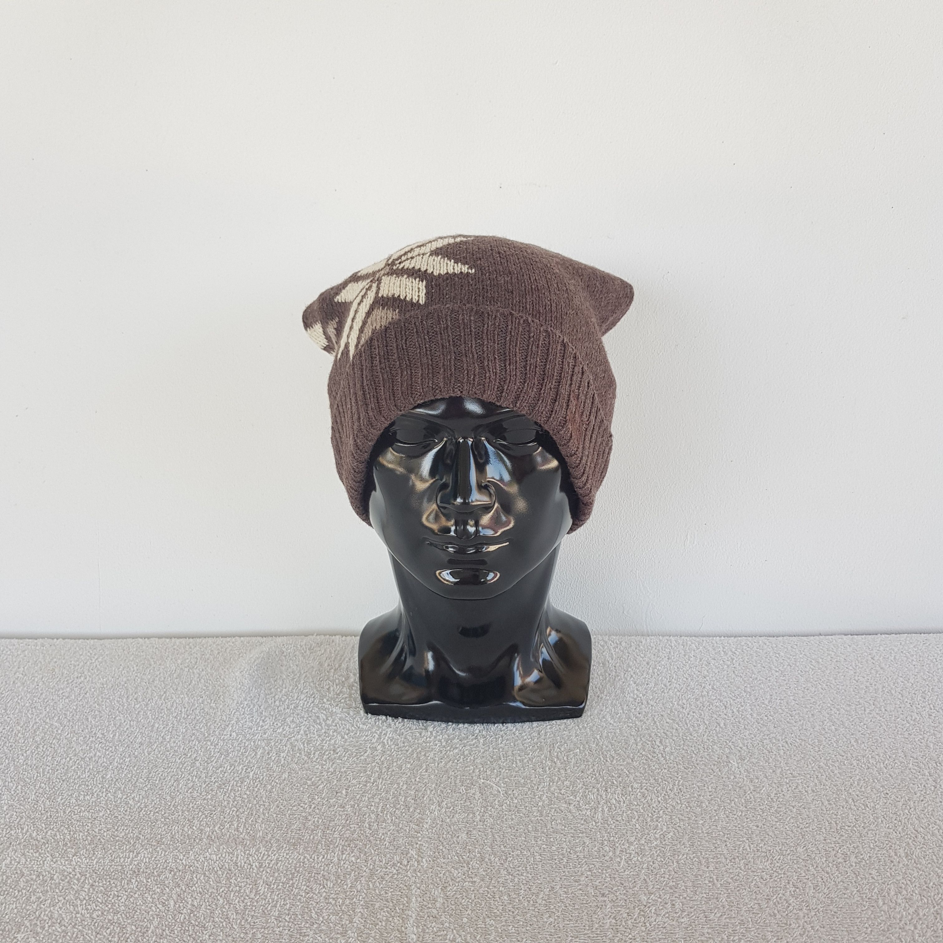 Puma Vintage Puma Beanie Pom Pom Knit Snow Caps Hats. Size ONE SIZE - 2 Thumbnail