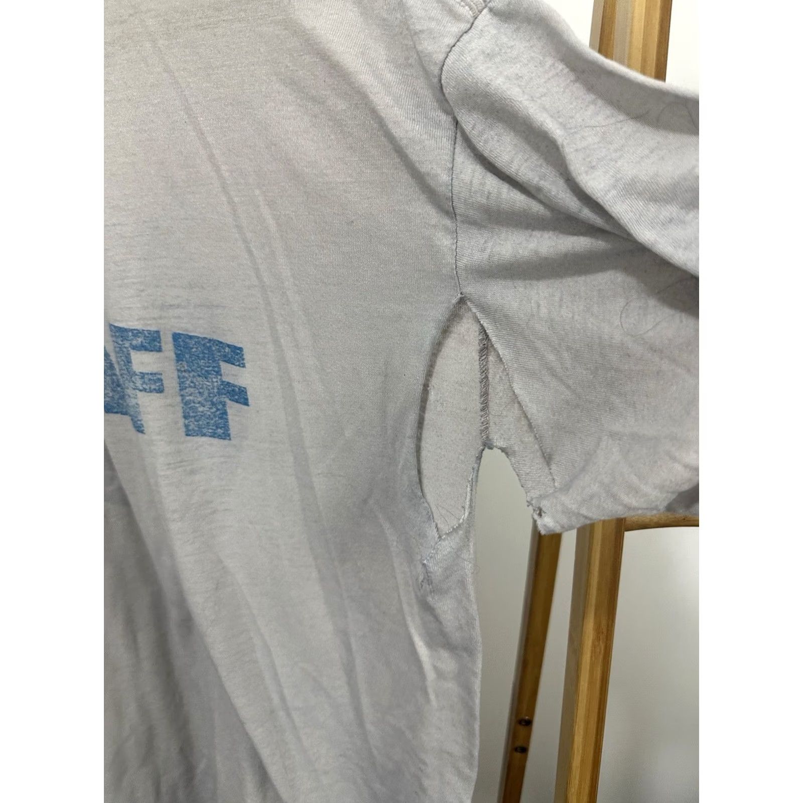 Gildan VTG Nasa Space Day Camp Staff Paper Thin Burnout Worn T-Shirt Size M Gray Nike Mens T-Shirt Size US M / EU 48-50 / 2 - 8 Thumbnail