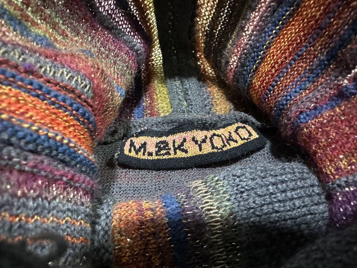 Japanese Brand 🔥Rare Vintage M.&Kyoko Double Layer Mesh Knit Sweater Size US S / EU 44-46 / 1 - 12 Thumbnail