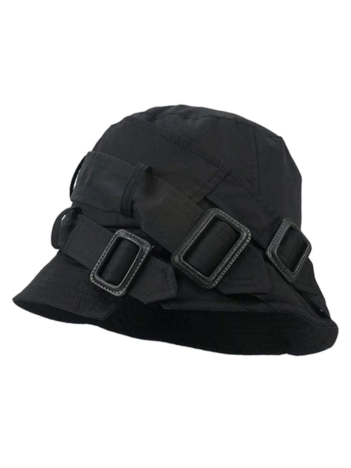 Other Black Buckle Detail Bucket Hat, Adjustable Fit Hat Size ONE SIZE - 1 Thumbnail