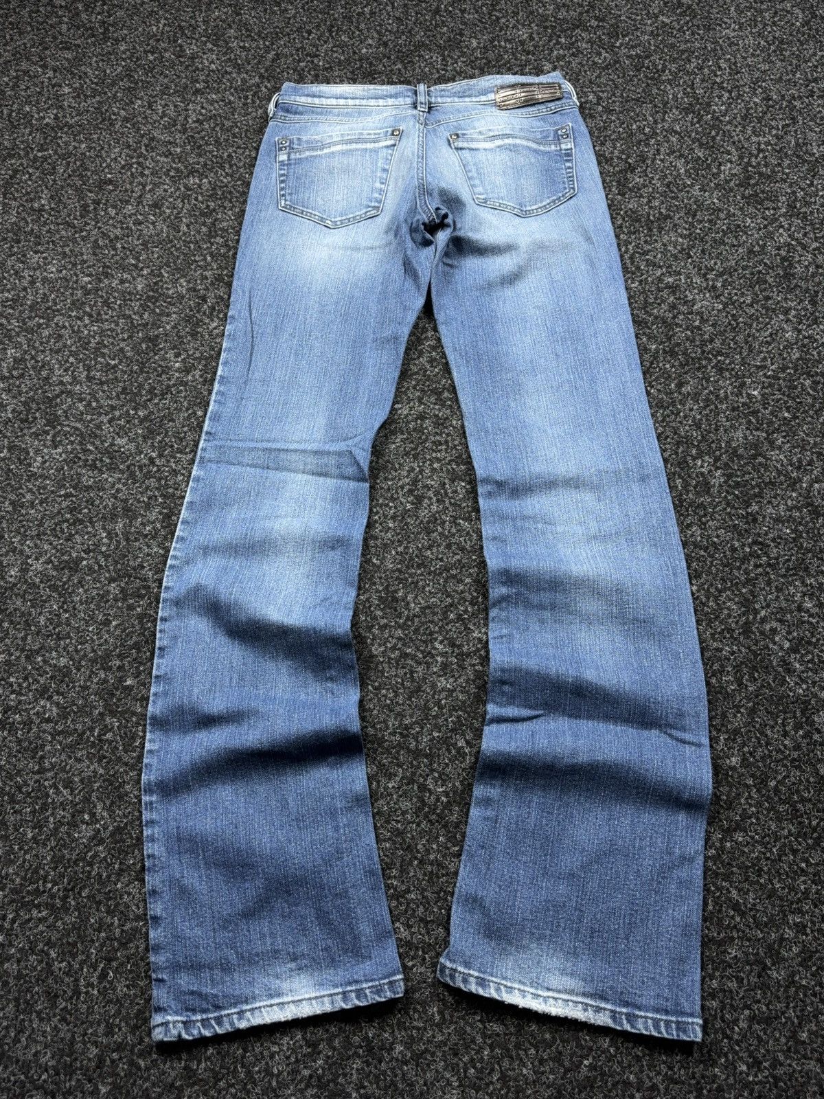 Diesel Luxury Retro 00s Diesel Ronhoir Low Rise Bootcut Jeans Y2K Size 28" / US 6 / IT 42 - 14 Thumbnail
