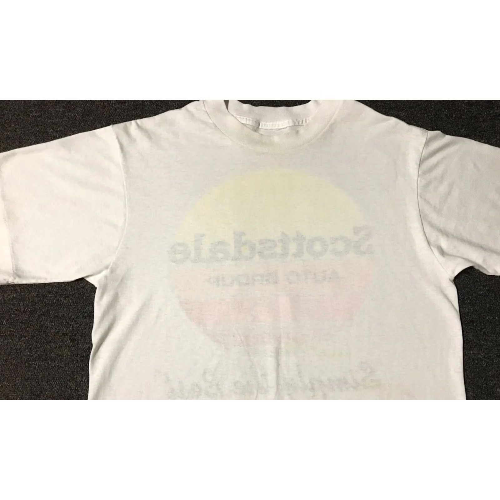 Vintage VINTAGE Scottsdale Auto Single Stitch Shirt M White 80s 90s Grunge Mechanic USA Automotive Cars Shirts Mens Size US M / EU 48-50 / 2 - 6 Thumbnail
