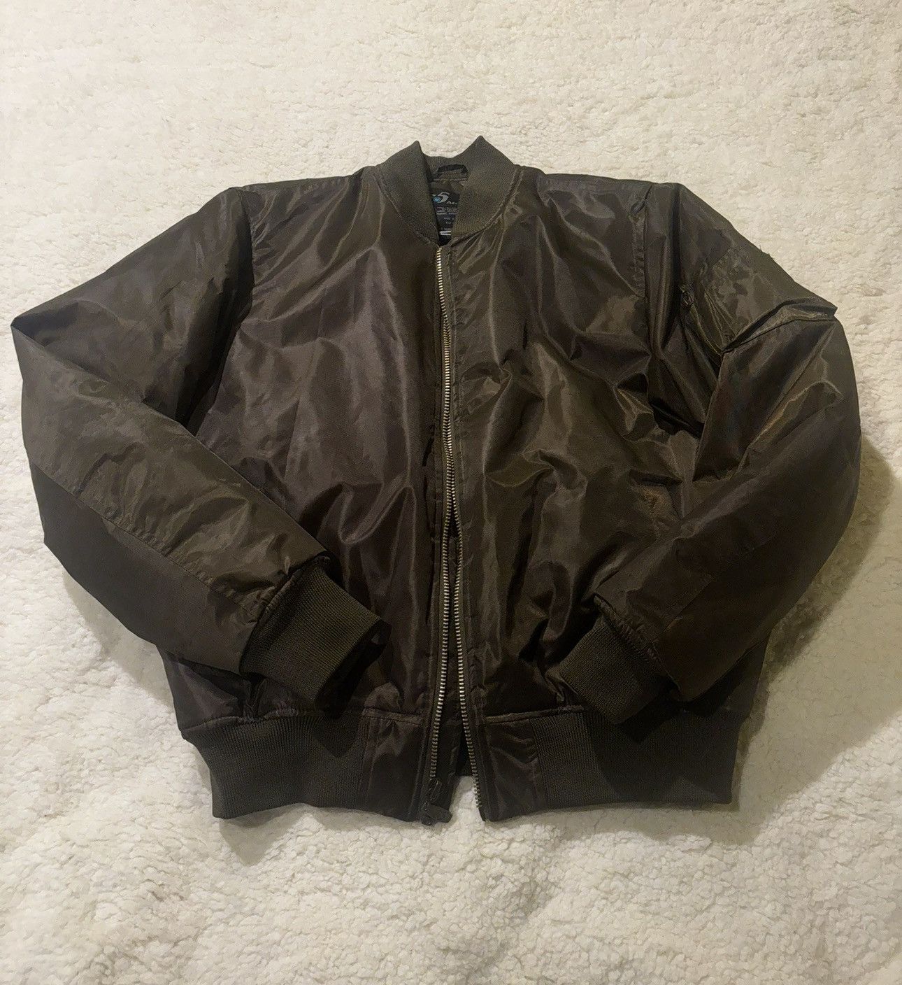Other Khaki puffer bomber jacket0116 Size US L / EU 52-54 / 3 - 1 Thumbnail
