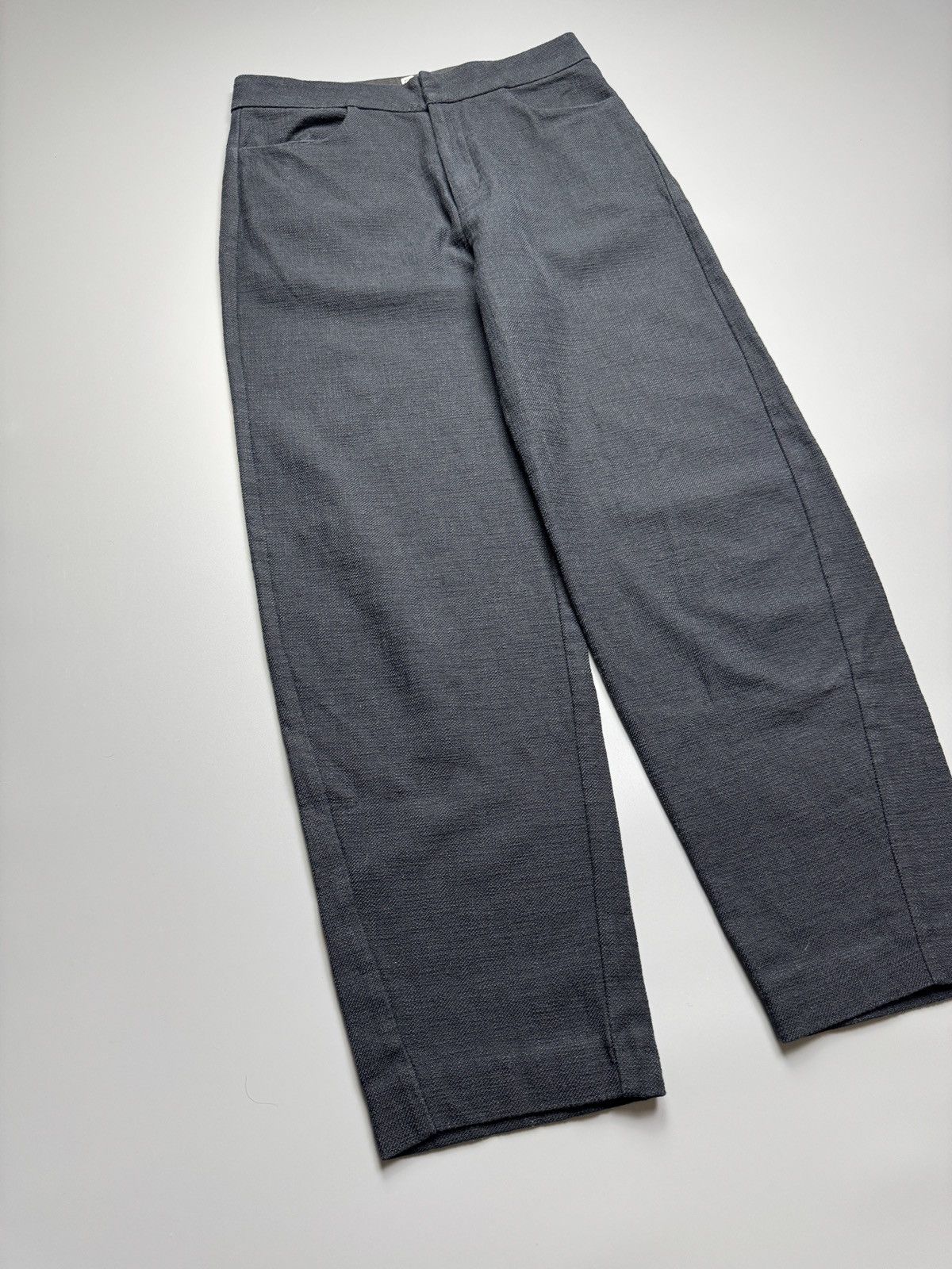 Toteme Toteme - Twisted Seam Faded Black Denim Type - Pants Size 28" / US 6 / IT 42 - 3 Thumbnail