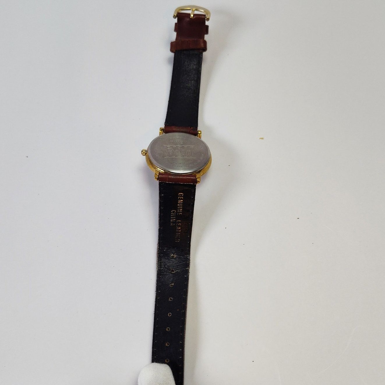 Disney Vintage Timex Disney Tigger Watch Large Dial Brown Strap Size ONE SIZE - 4 Thumbnail