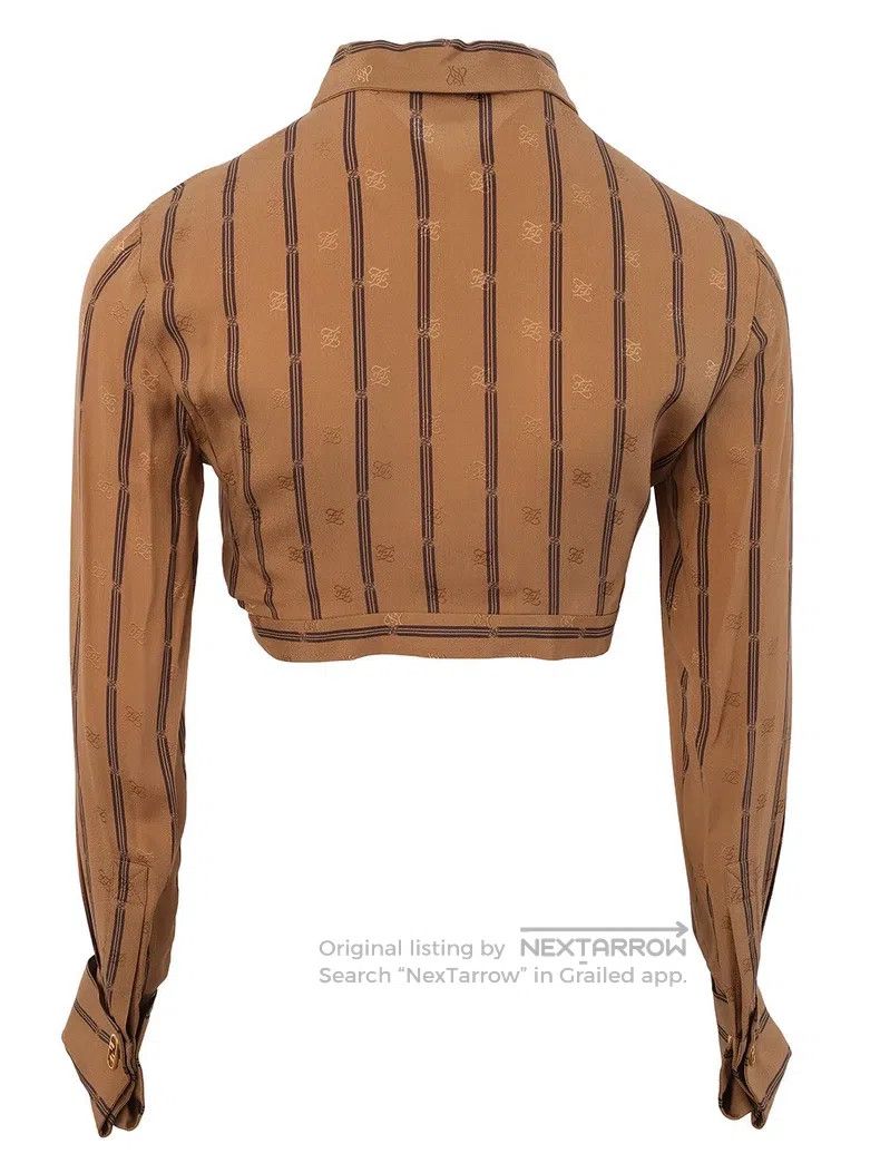Fendi Fendi Striped short shirt Size XS / US 0-2 / IT 36-38 - 2 Thumbnail
