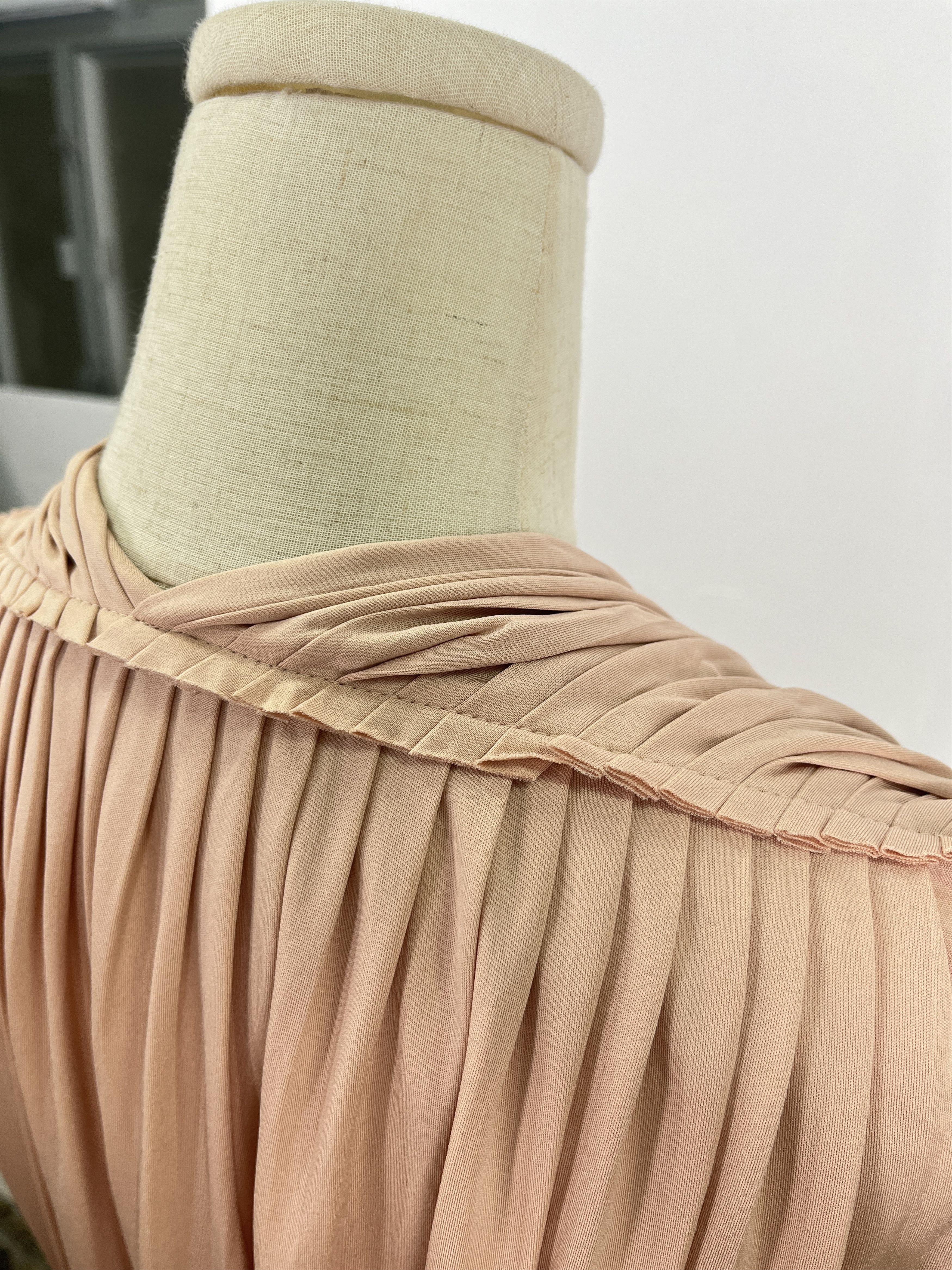 Dior Christian Dior Salmon Open Front Draped Dress Size XS / US 0-2 / IT 36-38 - 3 Thumbnail