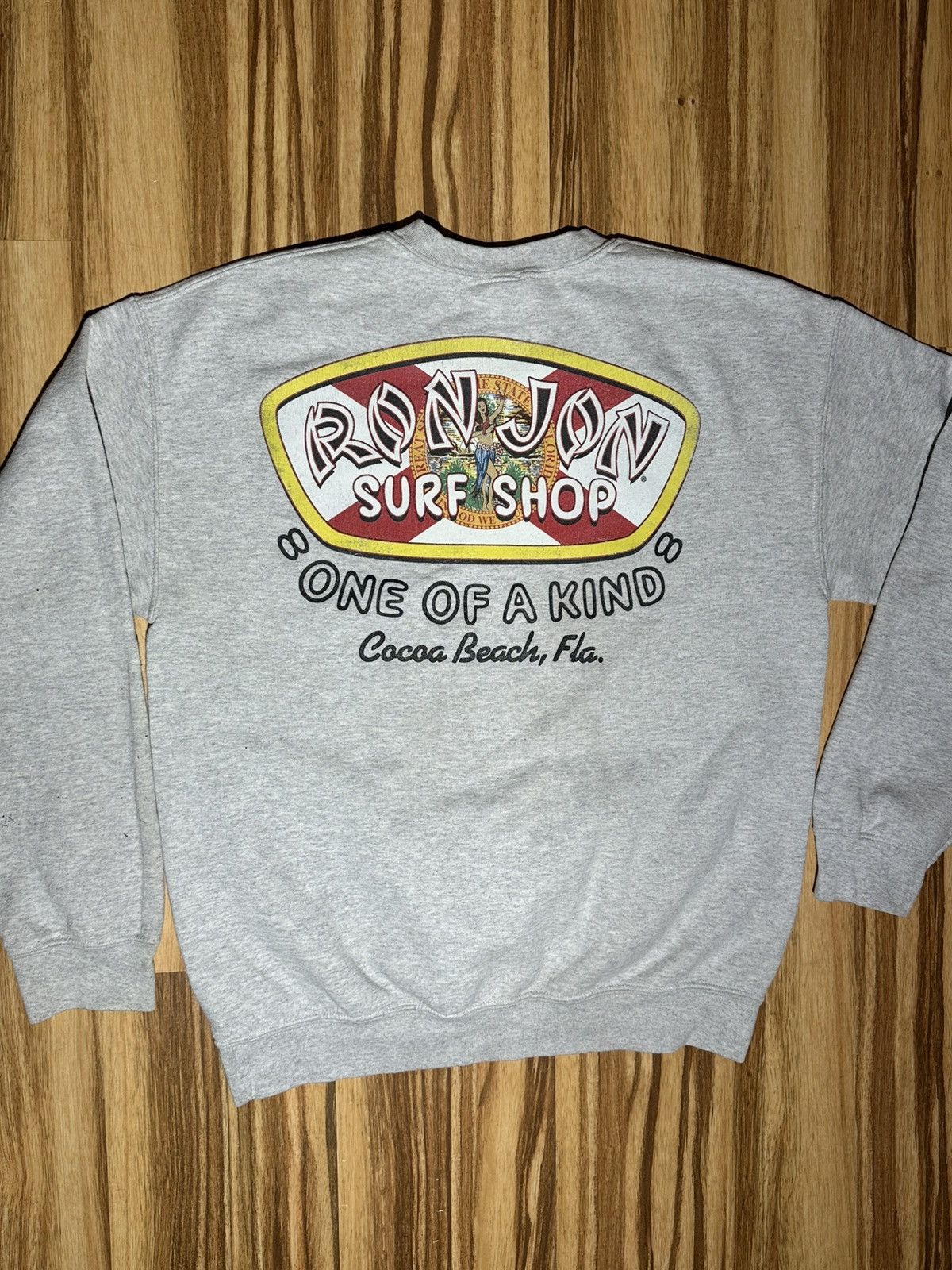 Ron Jon Surf Shop Ron Jon Surf Shop With Hawaiian Dancer Crewneck Sweater Size US M / EU 48-50 / 2 - 8 Thumbnail