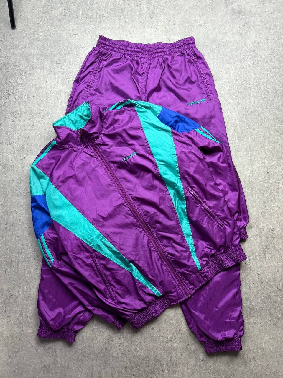 Adidas RARE!!! Adidas 90’s vintage sport track suit sweatshirt+pant Size US M / EU 48-50 / 2 - 1 Thumbnail