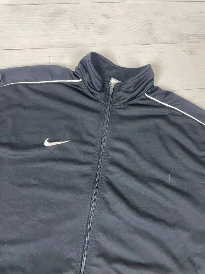 Nike Vintage Nike Track Jacket 00s Logo Swoosh Striped Y2K Size US XL / EU 56 / 4 - 2 Thumbnail