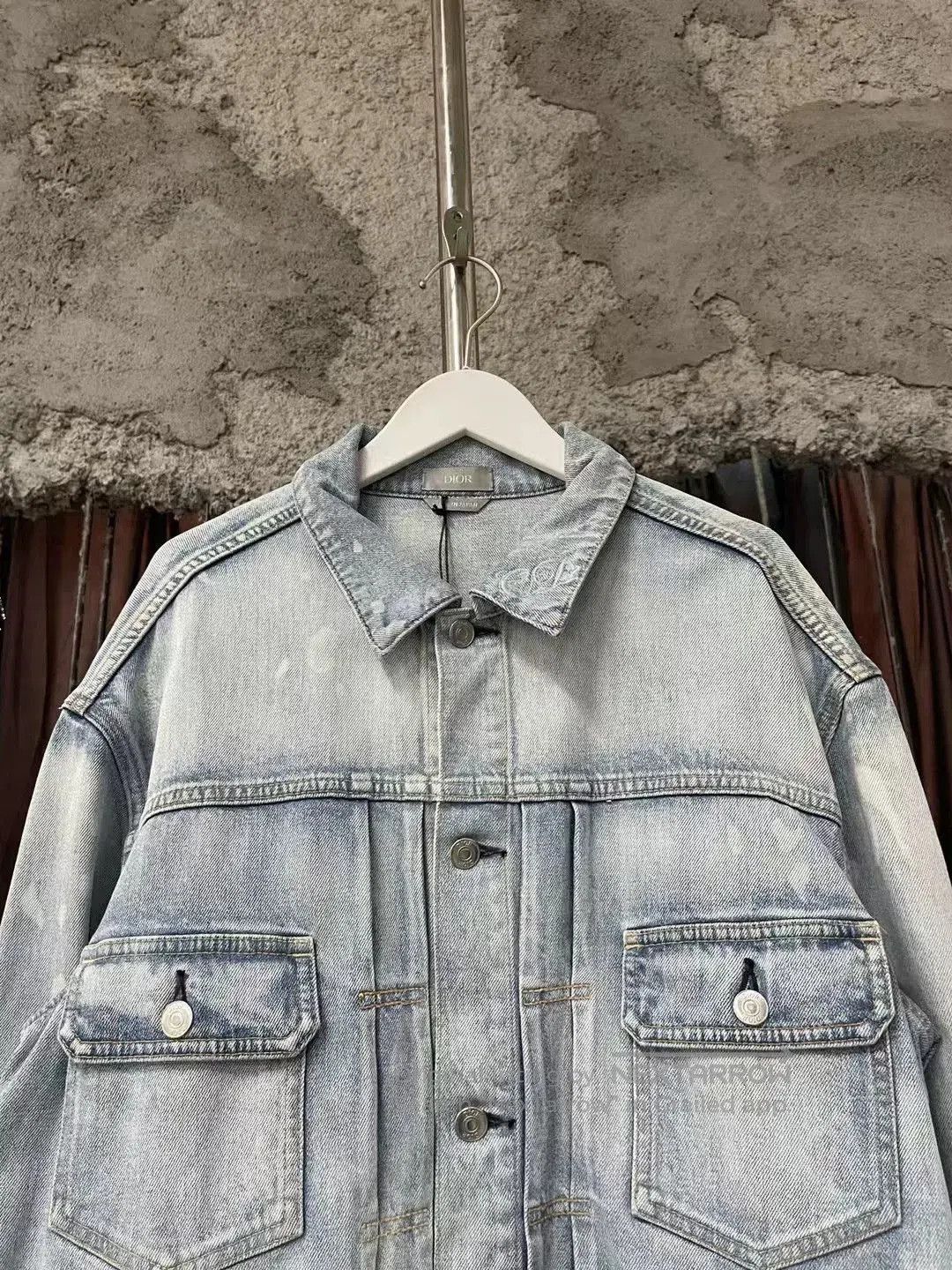 Dior Dior Kenny Scharf Splatter Embroidery Denim Jacket. Size US L / EU 52-54 / 3 - 4 Thumbnail