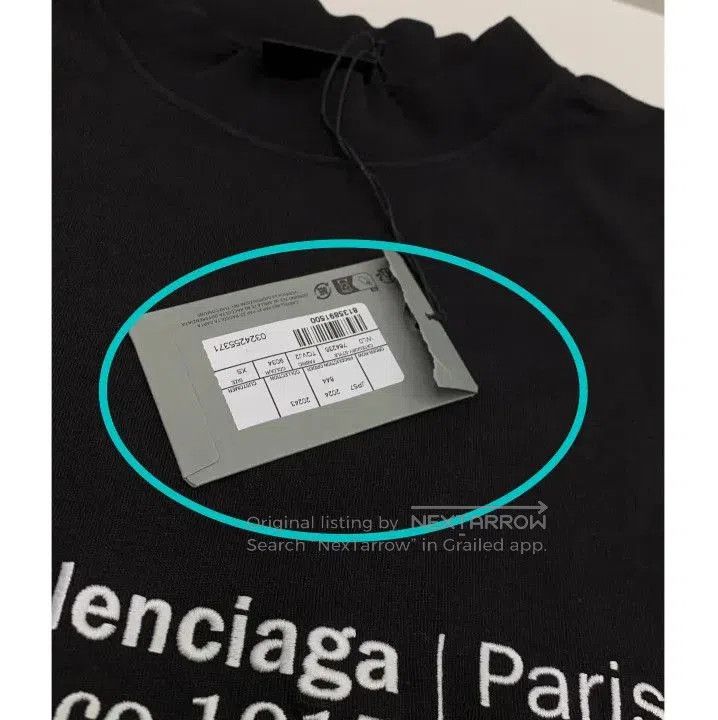 Balenciaga Balenciaga Logo Print Short Sleeve T. Size US XS / EU 42 / 0 - 4 Thumbnail