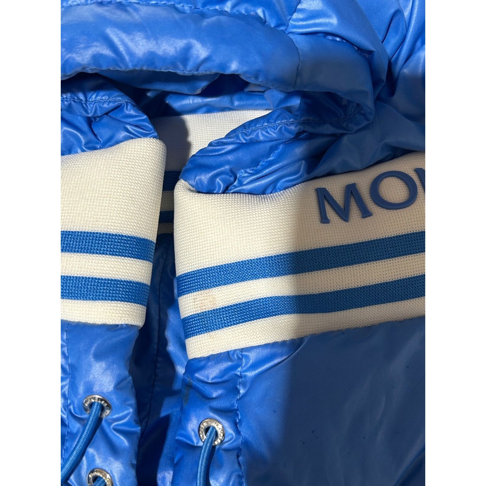 Moncler MONCLER CLAI GILET BLUE PUFFER VEST SIZE MEDIUM PREOWNED Size US M / EU 48-50 / 2 - 5 Thumbnail