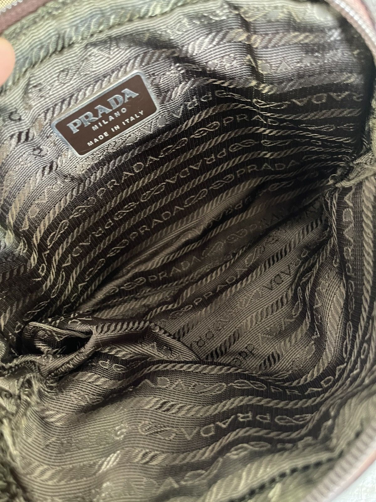 Prada SS1999 Prada Linen Waist Bag Size ONE SIZE - 9 Thumbnail