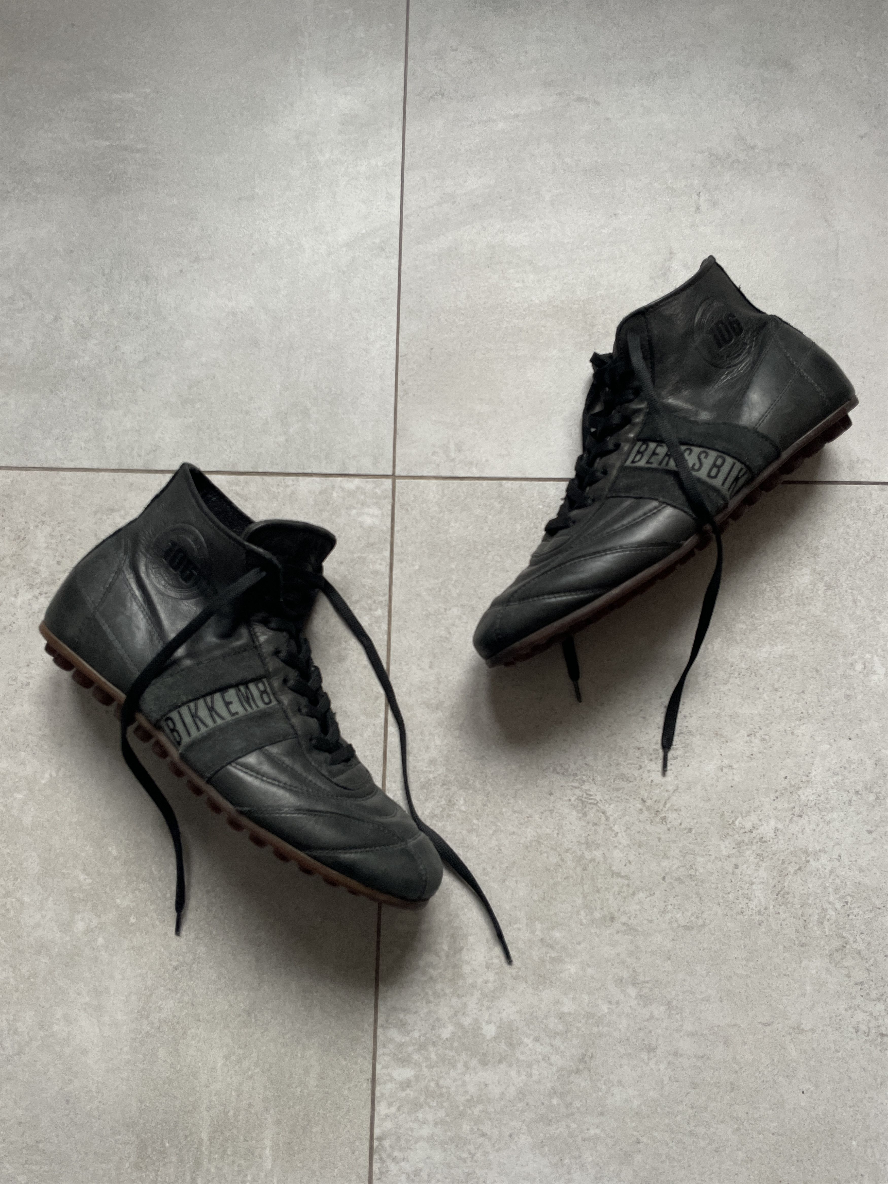 Dirk Bikkembergs Y2K DIRK BIKKEMBERGS BLACK SOCCER BALENCIAGA TYPE TRAINERS Size US 8 / EU 41 - 3 Thumbnail