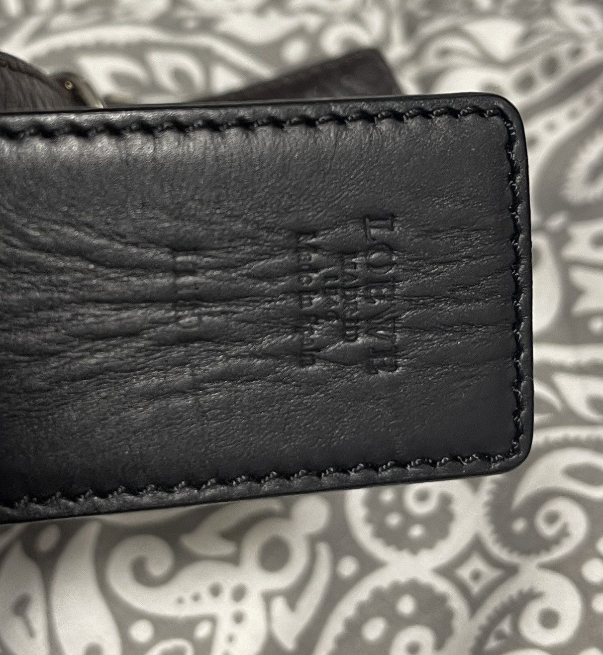 Loewe LOEWE Reversible Anagram Belt Size 46 - 2 Thumbnail
