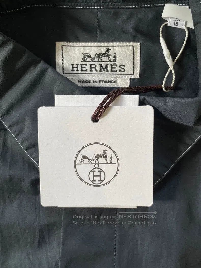 Hermes Hermes size 41 Collar Shirt, 67% Cotton 33% Polyester Size US L / EU 52-54 / 3 - 6 Thumbnail