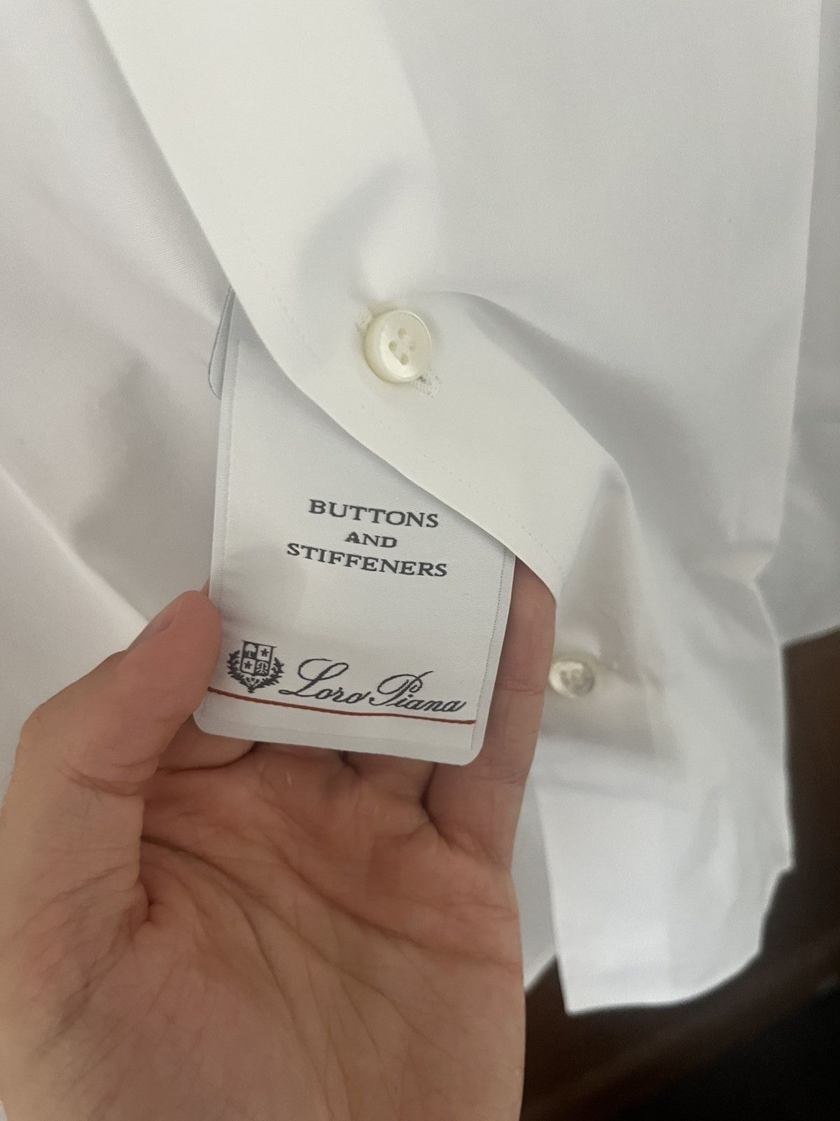 Loro Piana Loro Piana white cotton andre shirt size 39 Size US M / EU 48-50 / 2 - 5 Thumbnail