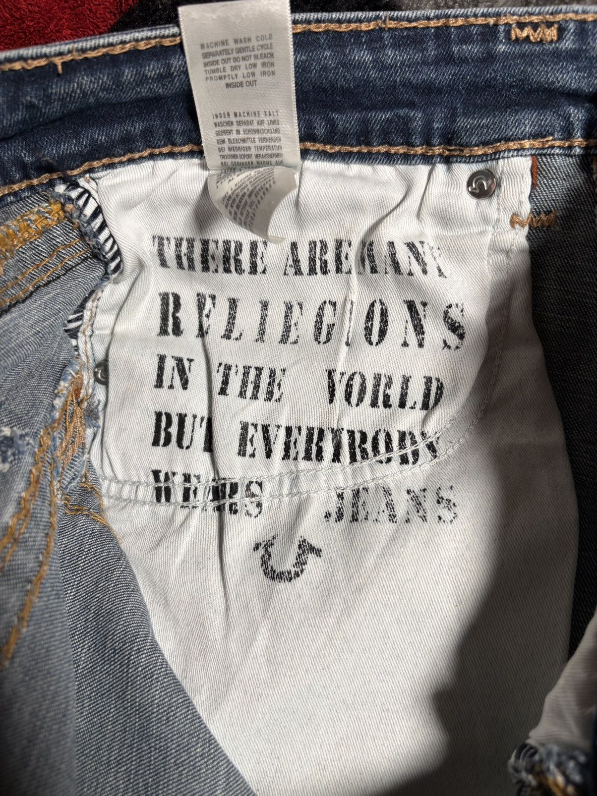 True Religion True Religion Ricky Relaxed Straight Super T Made in USA Size US 36 / EU 52 - 16 Thumbnail