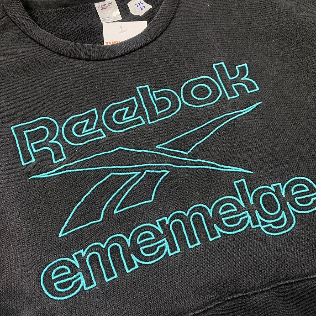 Japanese Brand × Reebok Rare Reebok x MMLG Boxy Oversize Crewneck Size US XL / EU 56 / 4 - 3 Thumbnail