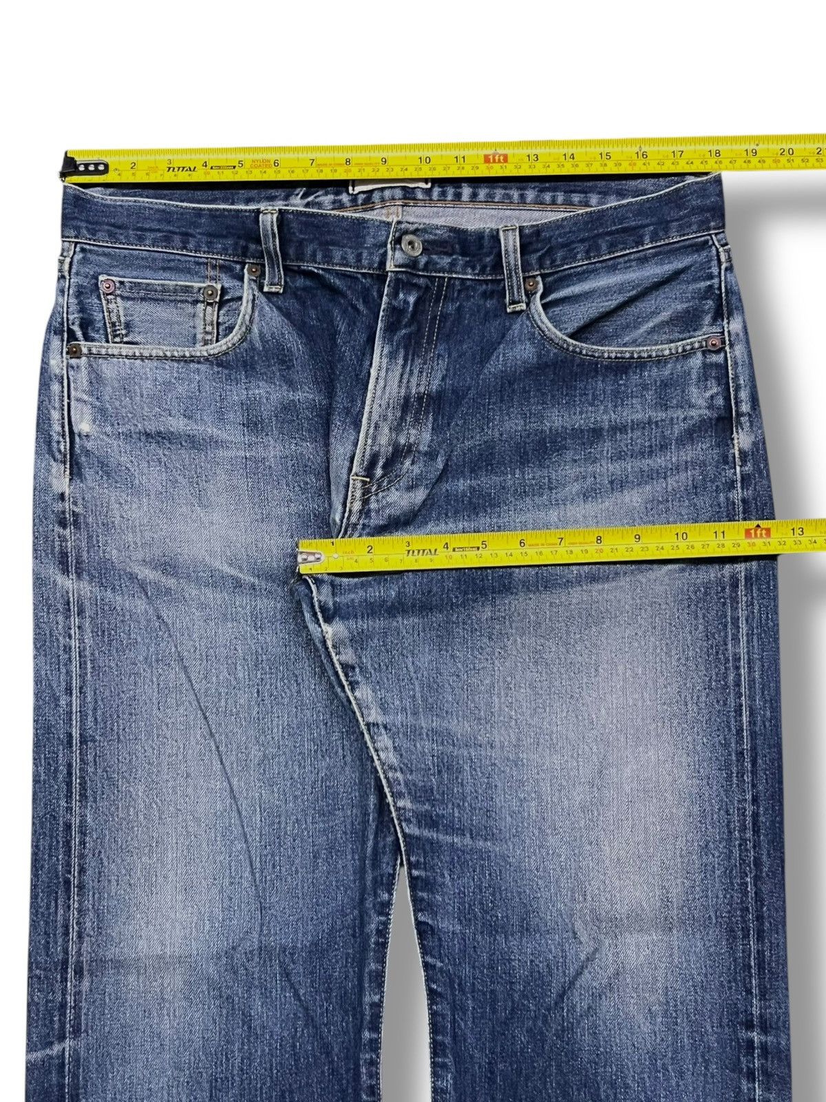 Uniqlo Vintage Uniqlo Selvedge Denim Japan - Faded Wash Jeans Size US 36 / EU 52 - 17 Thumbnail
