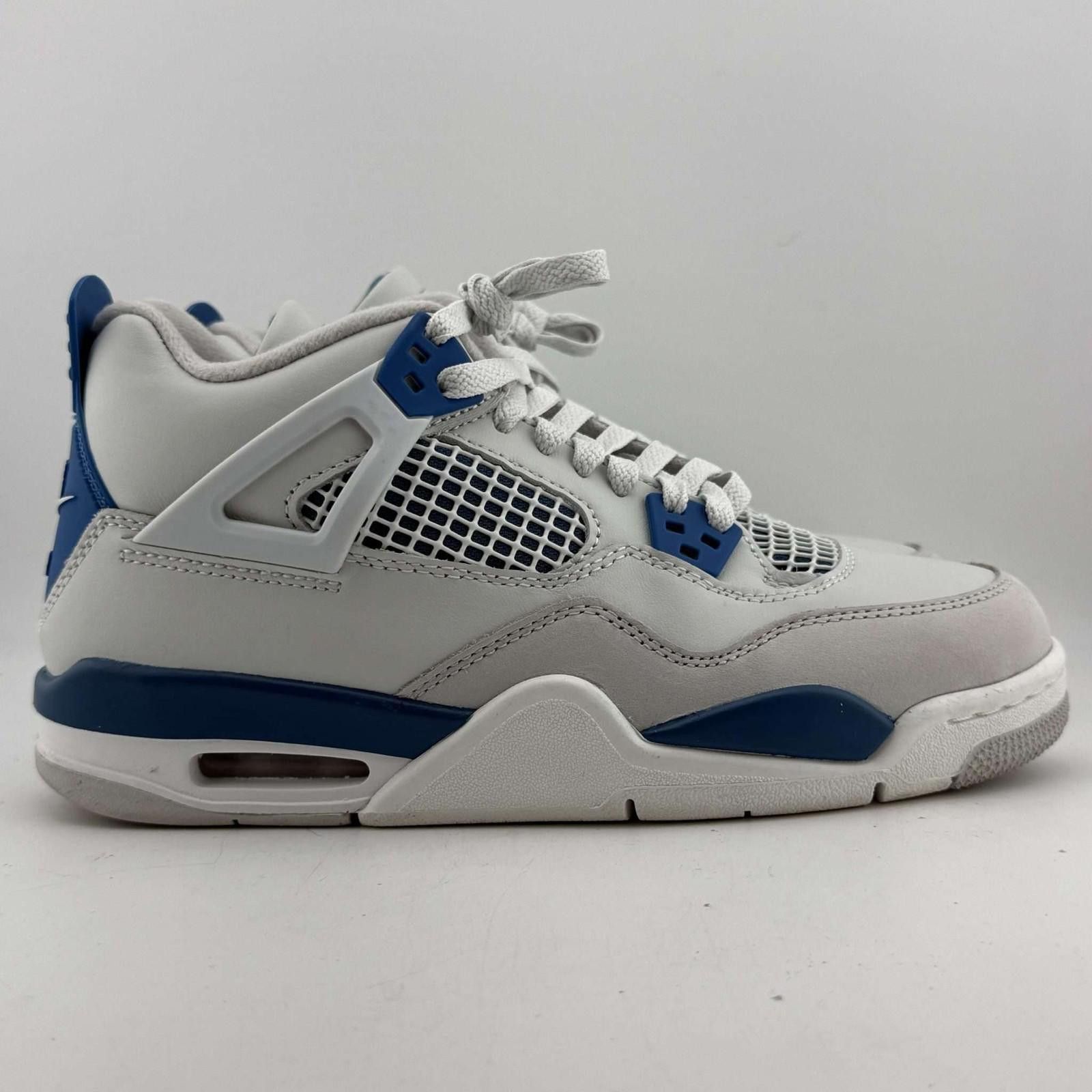 Nike Nike Air Jordan 4 Military Blue 5.5Y Used OG Box Size US 5 / EU 37 - 4 Thumbnail