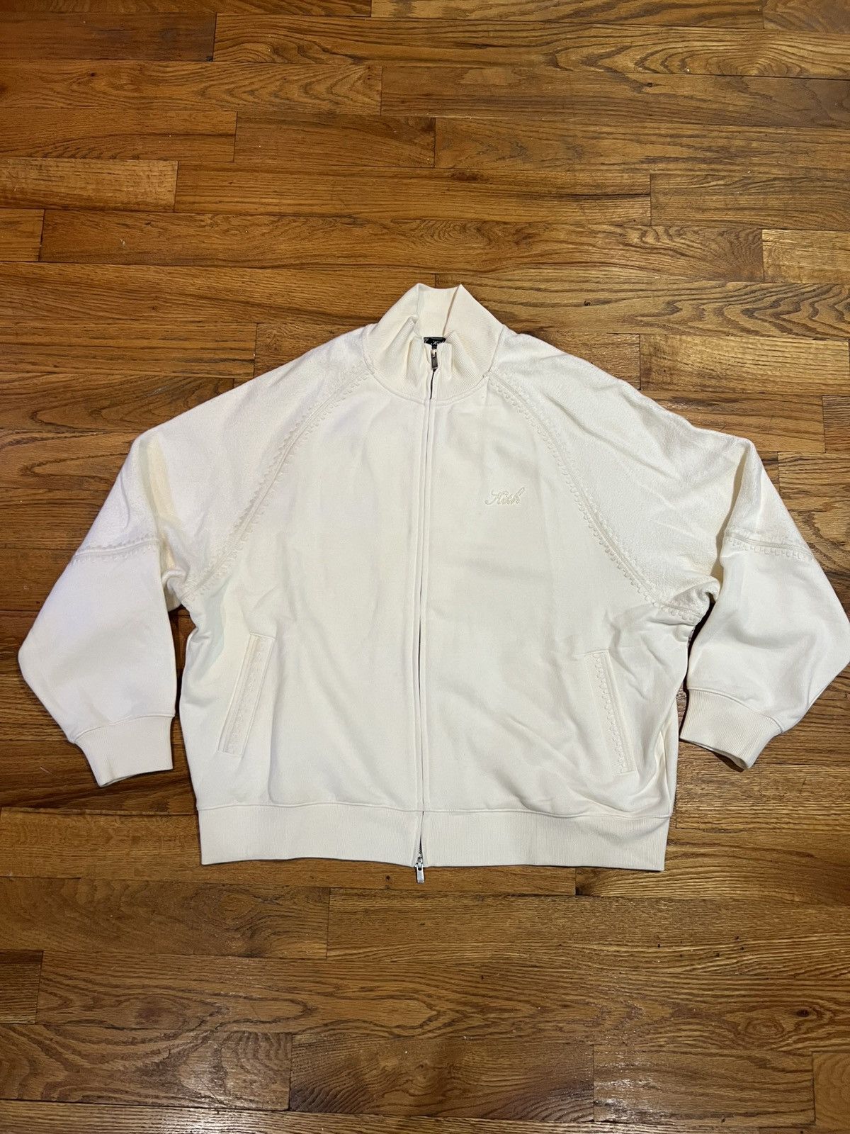 Kith KITH White/Cream Raglan Zip up. Size US L / EU 52-54 / 3 - 1 Thumbnail