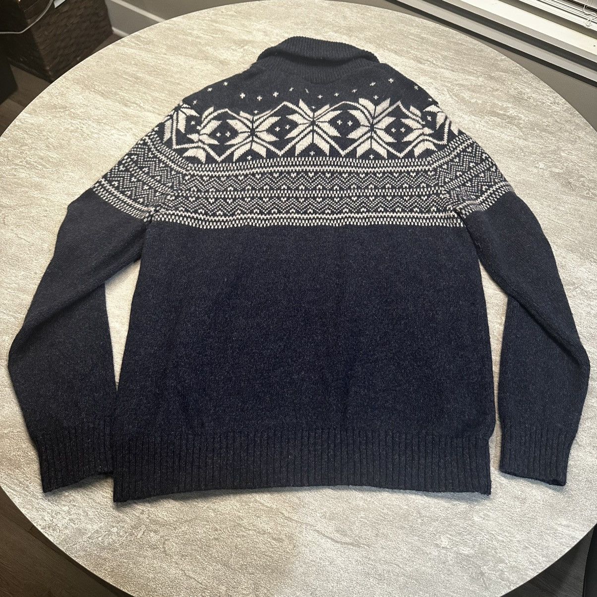 Gap × Vintage Gap Sweater Lambswool Neck Fair Isle Knit Vintage Nordic Size US XL / EU 56 / 4 - 6 Thumbnail