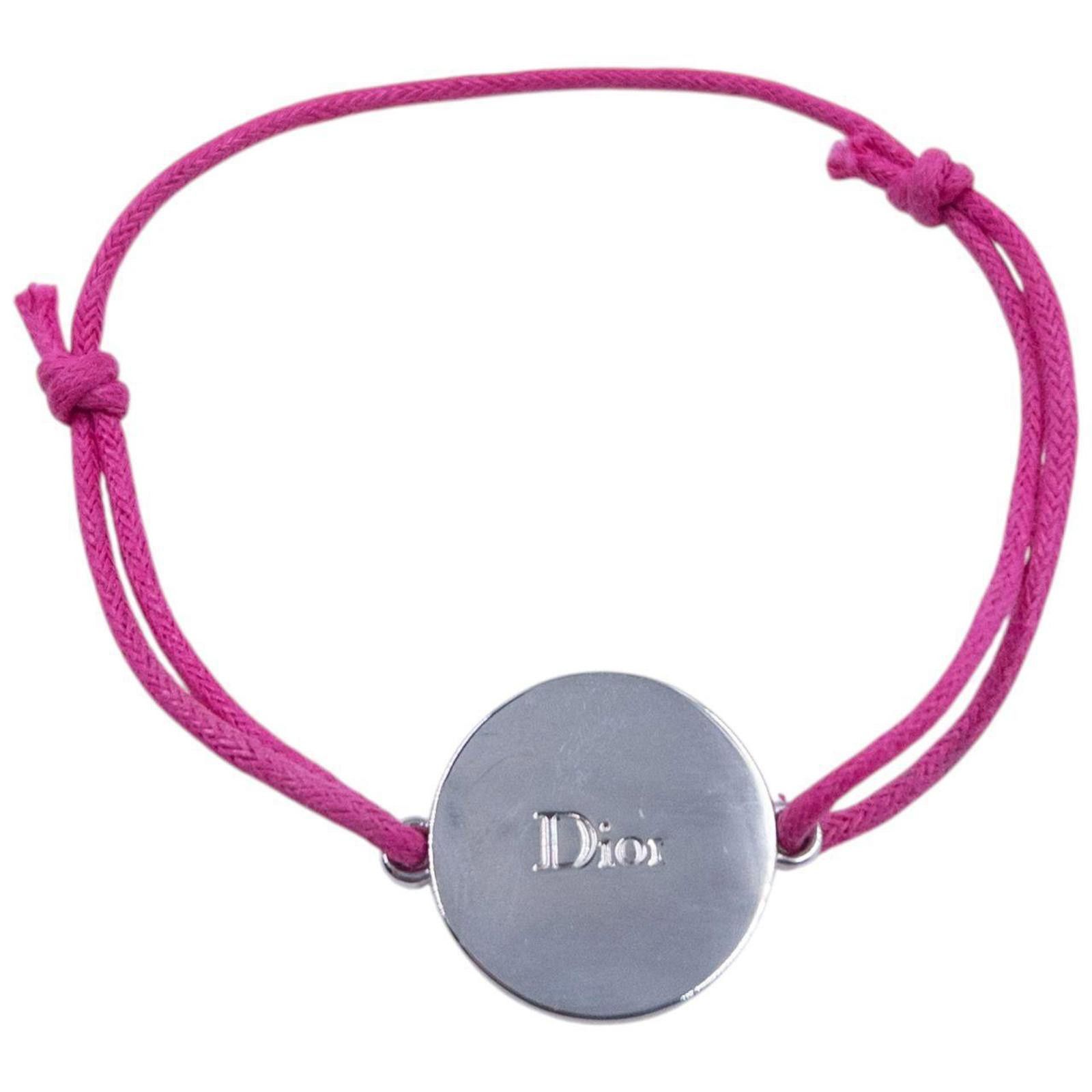 Dior Vintage 2000s Dior Embossed Token Charm Bracelet Size ONE SIZE - 2 Thumbnail