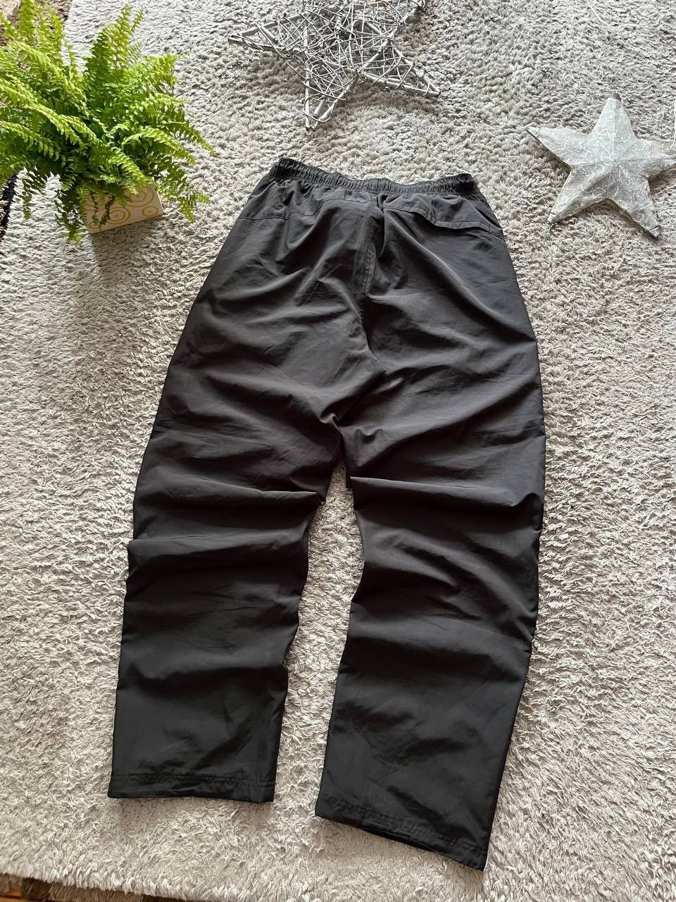 Nike × Vintage 00s Nike Pants Nylon Logo Swoosh Rare Drill Size US 35 - 9 Thumbnail