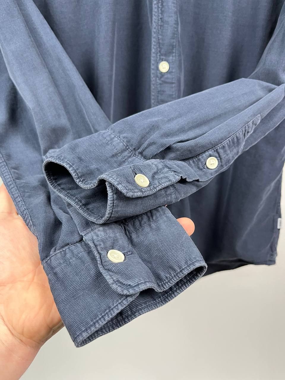Wax London Wax London Corduroy Shirt Long Sleeve Blue Men’s Size M Size US M / EU 48-50 / 2 - 4 Thumbnail