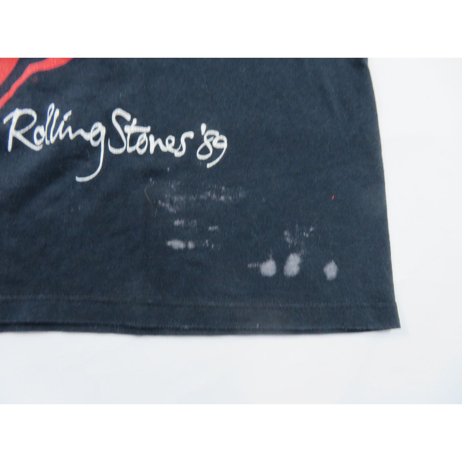 Zadig & Voltaire Rolling Stones 1989 Tour Rock Black Red T-Shirt Sz L Size US L / EU 52-54 / 3 - 6 Thumbnail