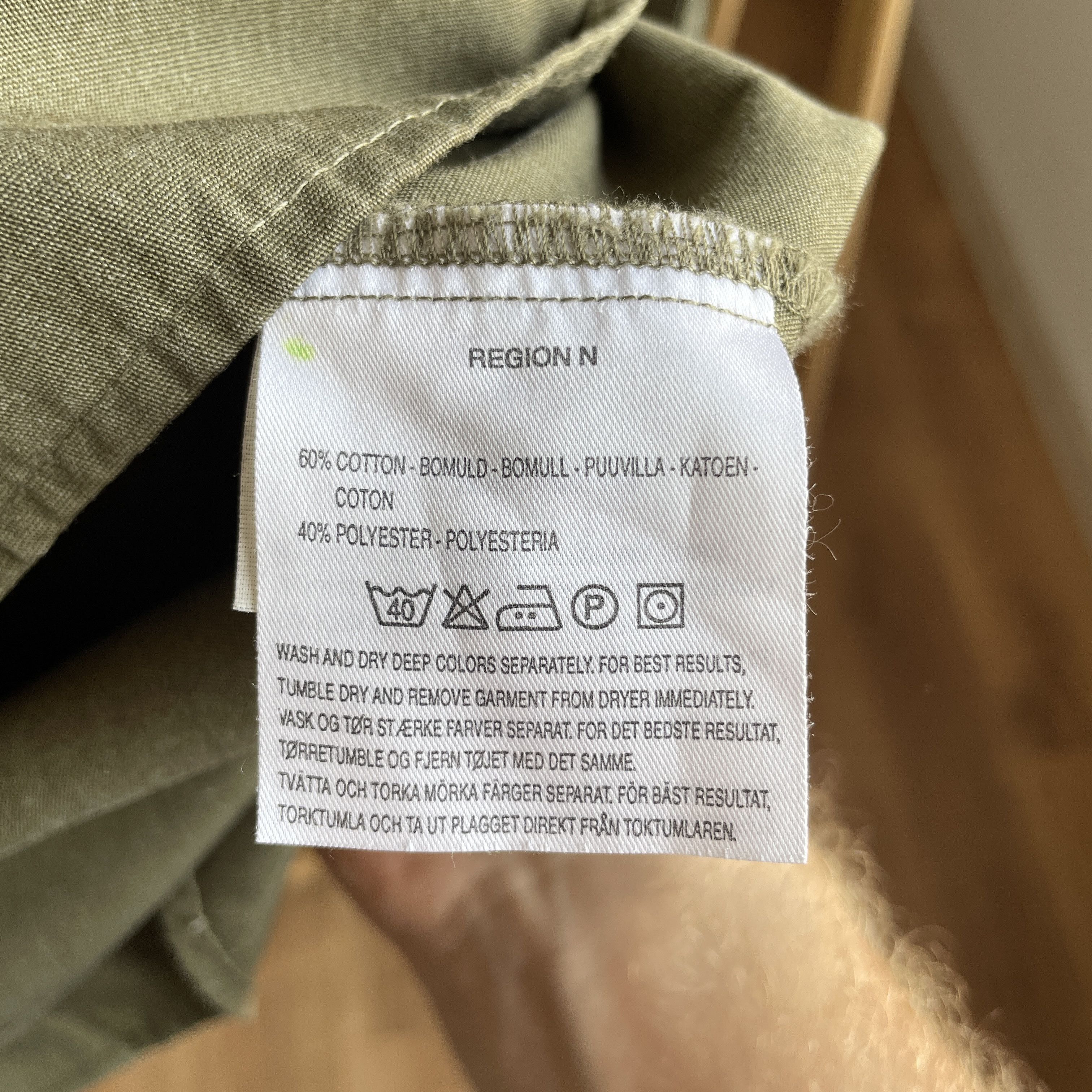 Levi's Levi's Sta-Prest Vintage Military Camp Collar Shirt Size L Size US L / EU 52-54 / 3 - 7 Thumbnail