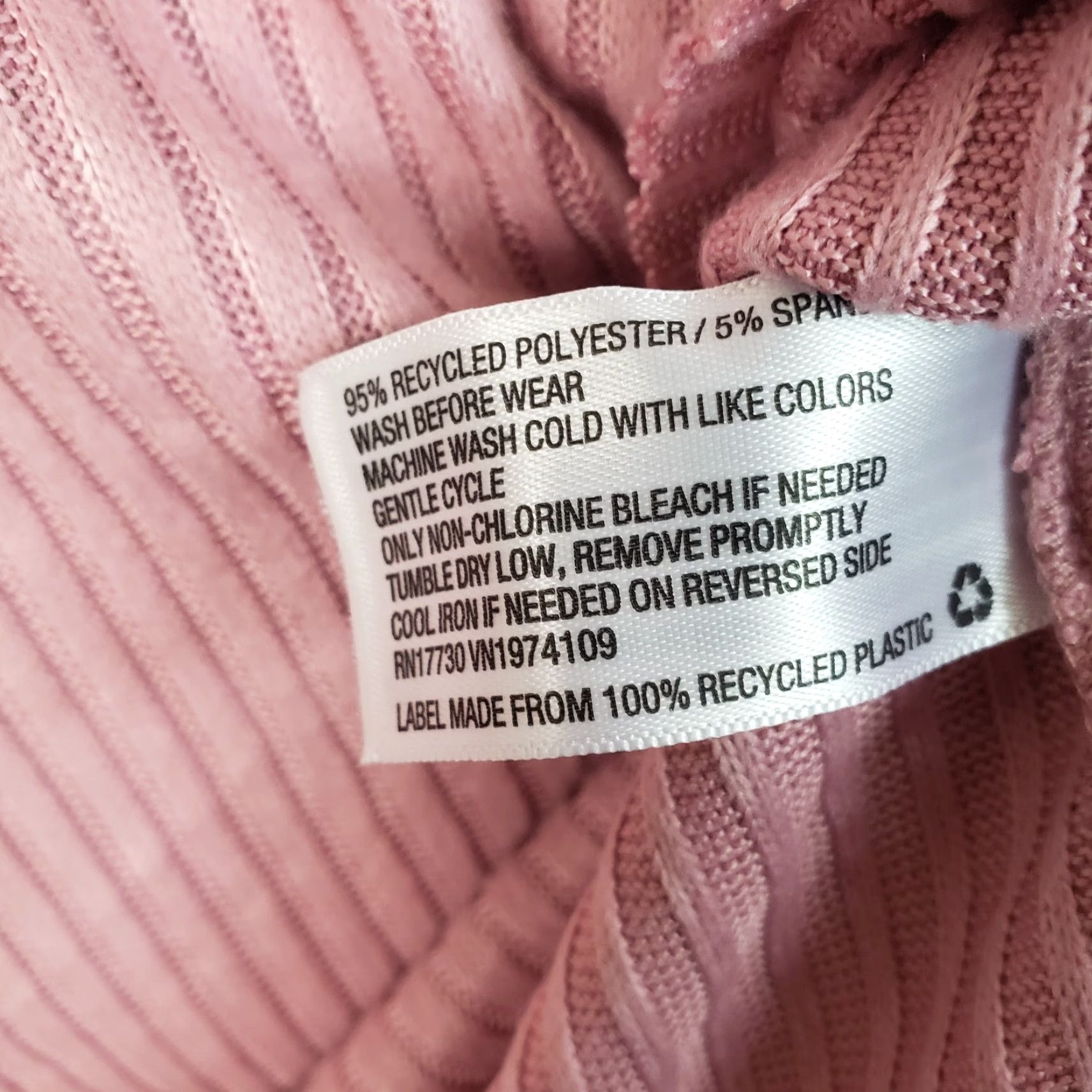 Vintage VINTAGE Wild Fable Ribbed Top Pink Long Sleeve V-Neck Oversized Womens 2XL Size XXL / US 16-18 / IT 52-54 - 7 Thumbnail