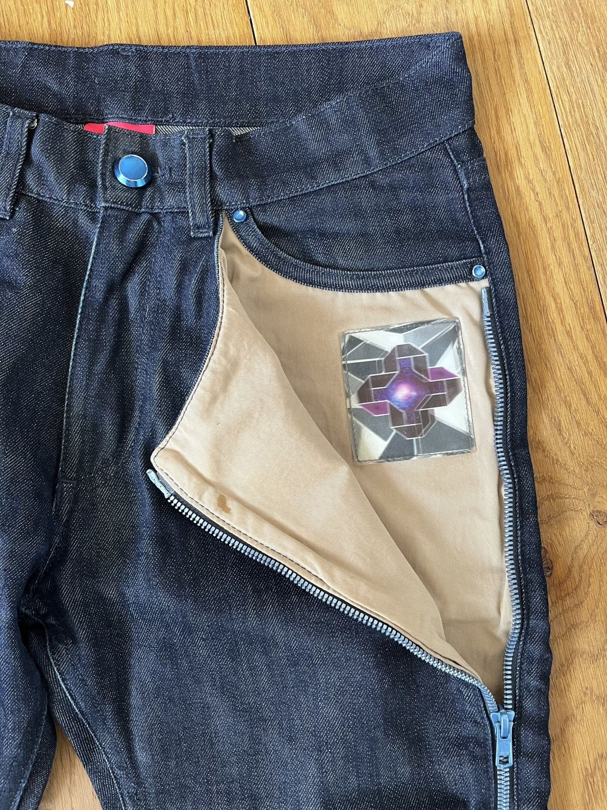 Drain Gang × Sad Boys House of OD zipper jeans Size US 30 / EU 46 - 5 Thumbnail