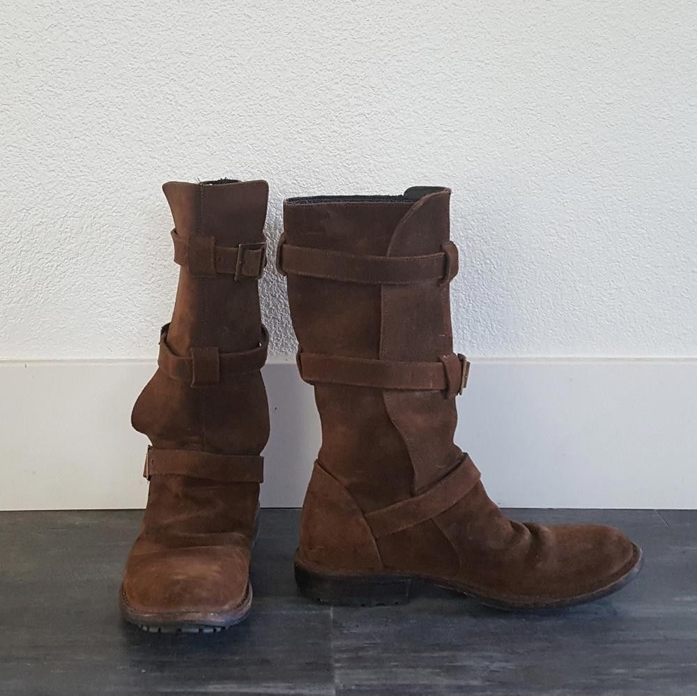 Fiorentini + Baker Chocolate Suede Fiorentini & Baker Boots Size US 7 / IT 37 - 3 Thumbnail