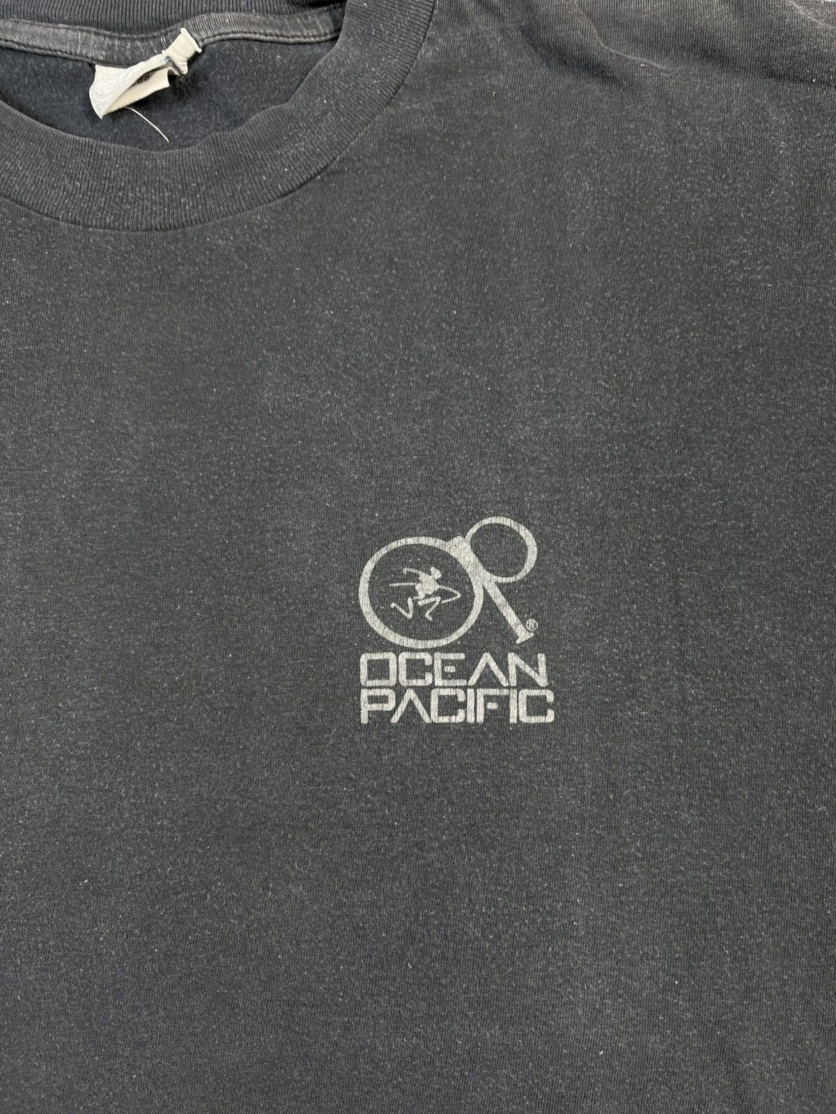 Ocean Pacific Vintage Ocean Pacific Surf Graphic Tee Distressed Fade Size US L / EU 52-54 / 3 - 5 Thumbnail