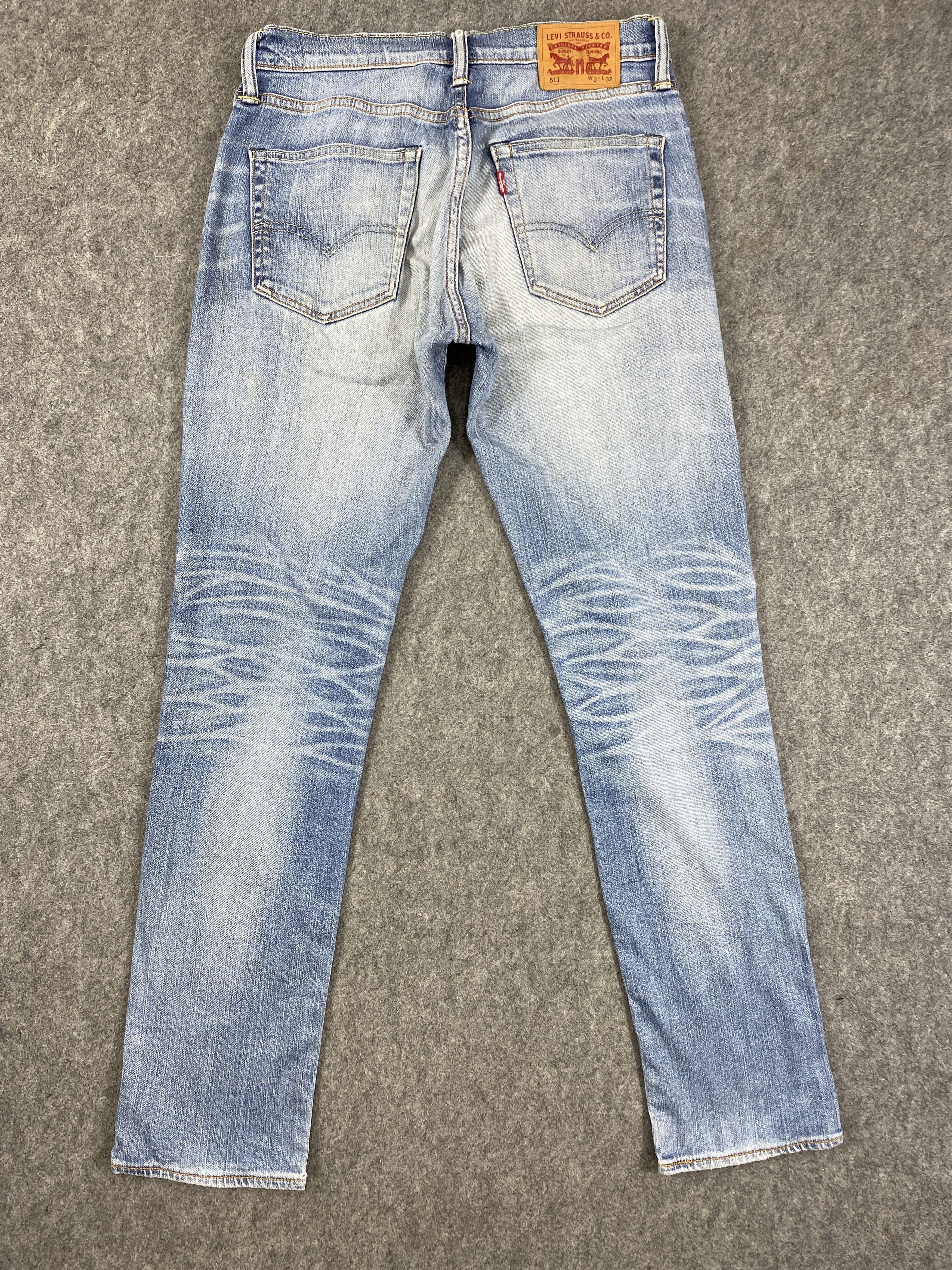 Levi's Light Blue Wash Vintage Levi's 511 31x32 Denim -JN2148 Size US 31 - 2 Thumbnail