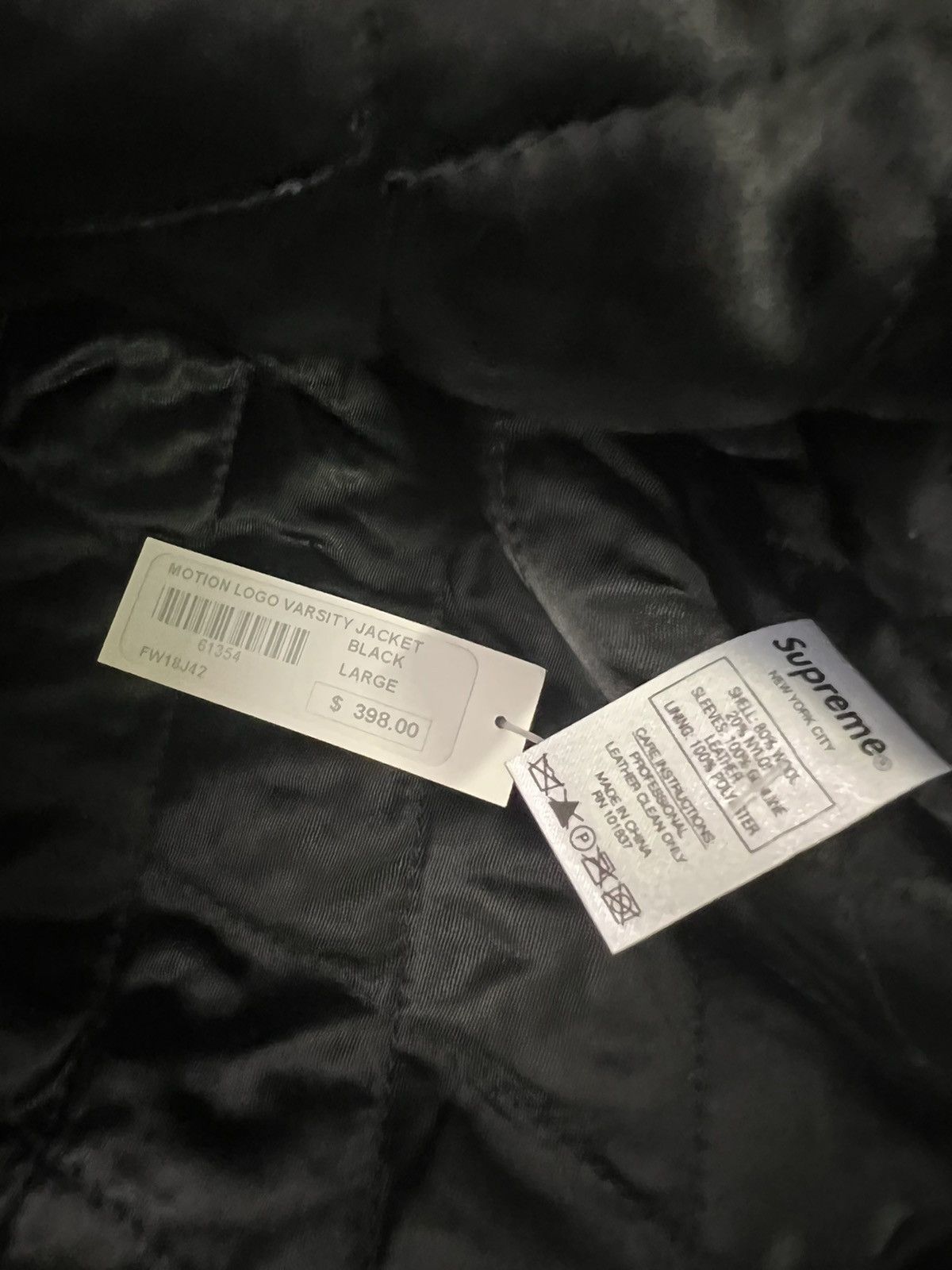 Supreme Supreme Motion Logo varsity jacket brand new with tag Size US L / EU 52-54 / 3 - 3 Thumbnail