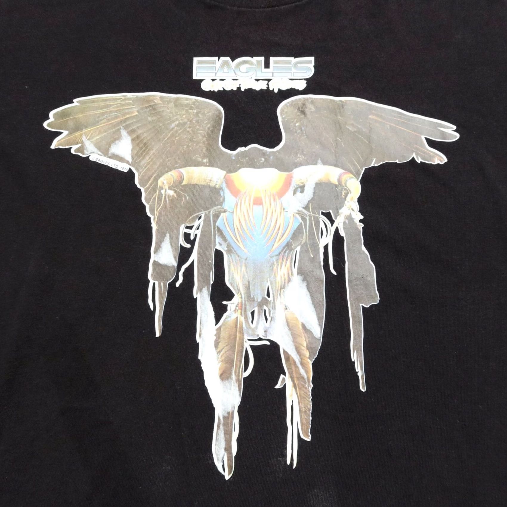 Vintage Vintage Eagles One Of These Nights Rock Band Shirt Mens Medium Black Duke Size US M / EU 48-50 / 2 - 4 Thumbnail