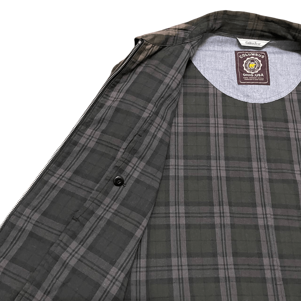 Golden Bear Vintage Golden Bear Columbus Plaid Zipper Jacket Size US L / EU 52-54 / 3 - 6 Thumbnail