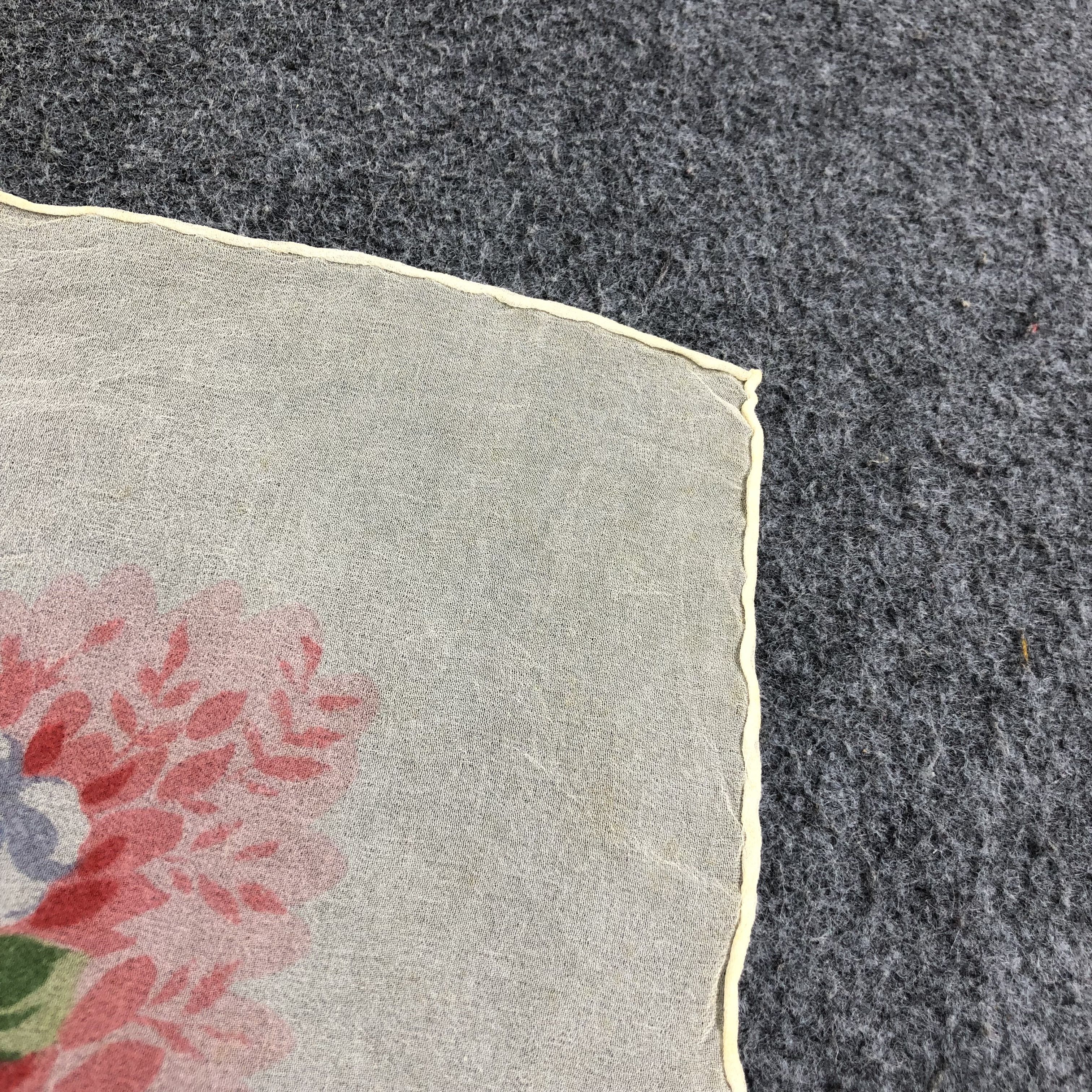 Vintage Roland Munnier Hand Rolled Silk Scarf M840 Size ONE SIZE - 9 Thumbnail