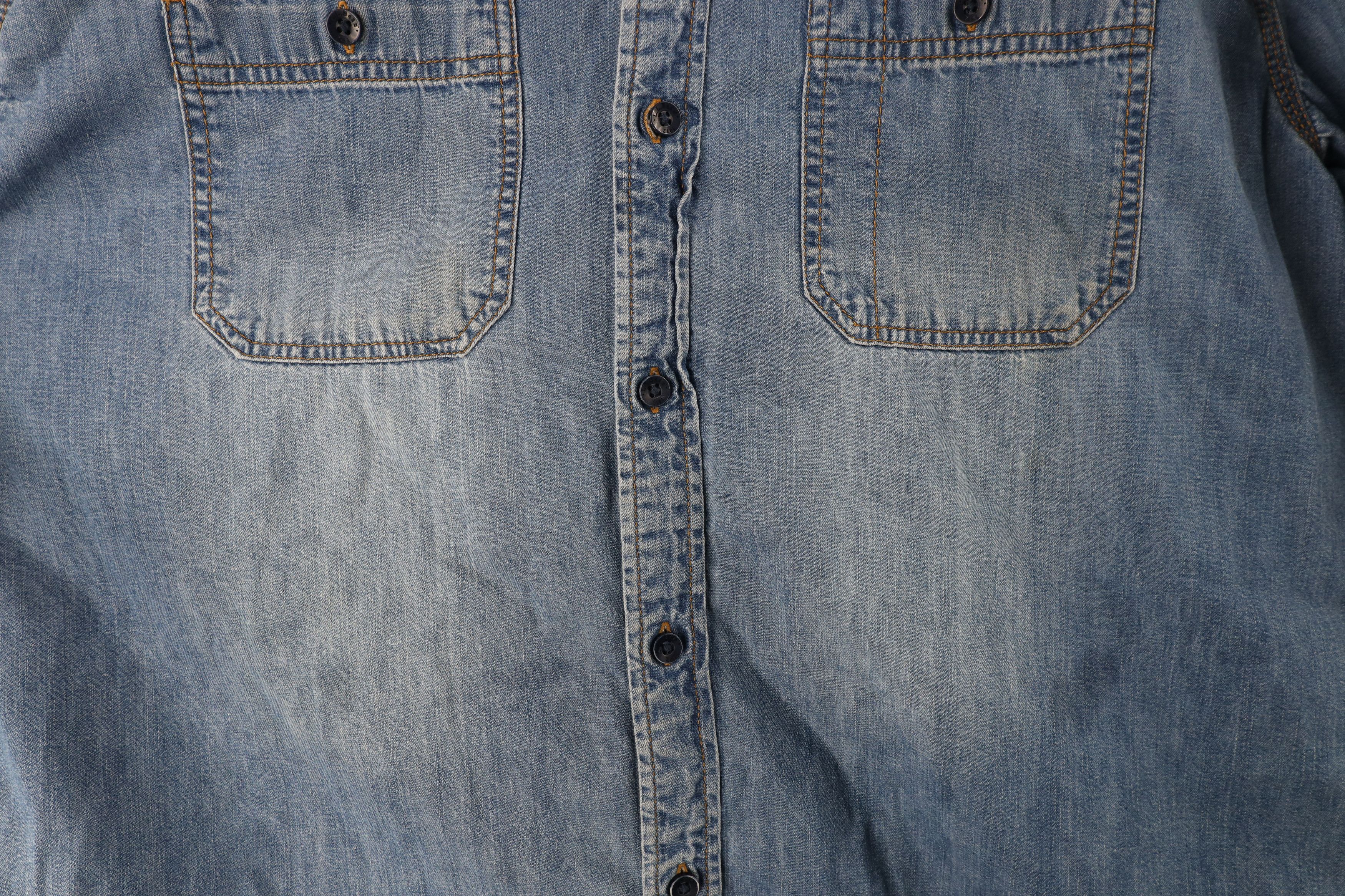 L.L. Bean × Vintage Vintage LL Bean Double Pocket Denim Jean Button Shirt Blue Size US XL / EU 56 / 4 - 5 Thumbnail